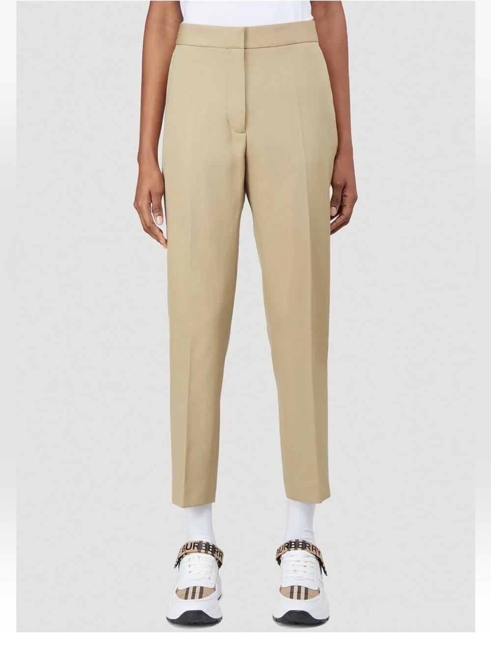 NWT Burberry honey wool trousers size 8